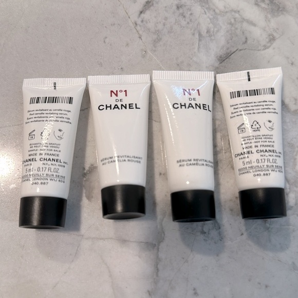 N°1 DE CHANEL Revitalizing rich cream travel sample size 5ml 0.17oz  4x all new - Picture 2 of 3